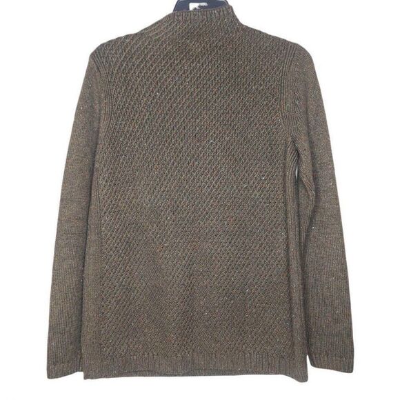 TALBOTS Beautiful Knit Mock Neck Sweater Button XS - Picture 2 of 6